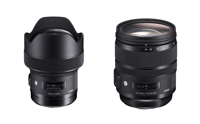 Now Available for Pre-order: Sigma 14mm f/1.8 DG HSM Art & 24-70mm f/2.8 DG OS HSM Art Lenses