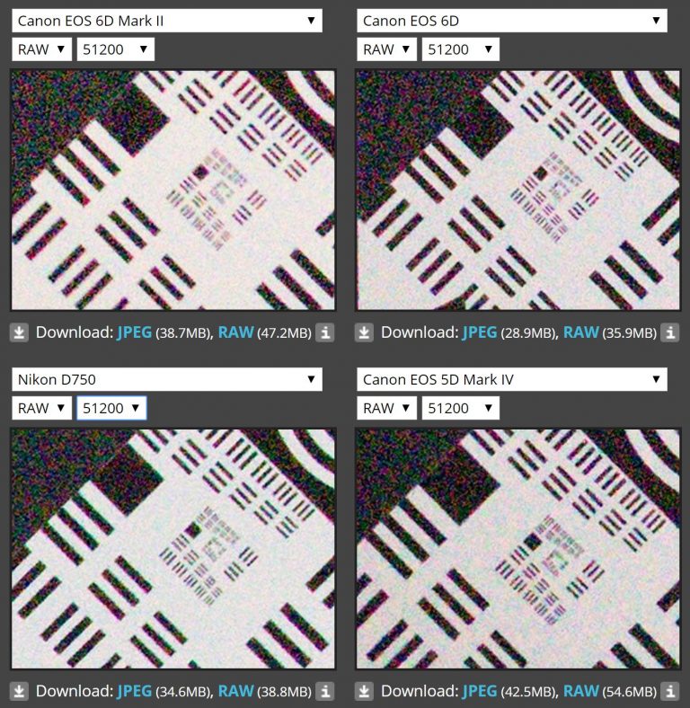 High ISO Comparison: 6D Mark II Vs. 6D Vs. D750 Vs. 5D Mark IV