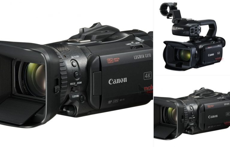 First Images of Canon LEGRIA GX10, XA11, XF405 HD Camcorders
